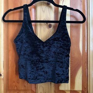 Lulu velvet align tank